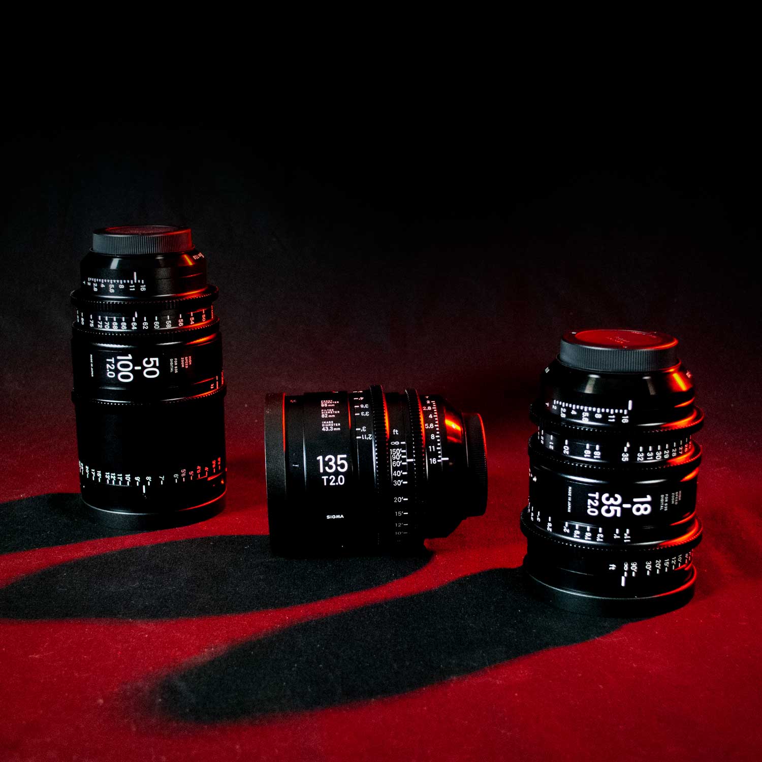 Sigma Cine 3 Lens EF Kit